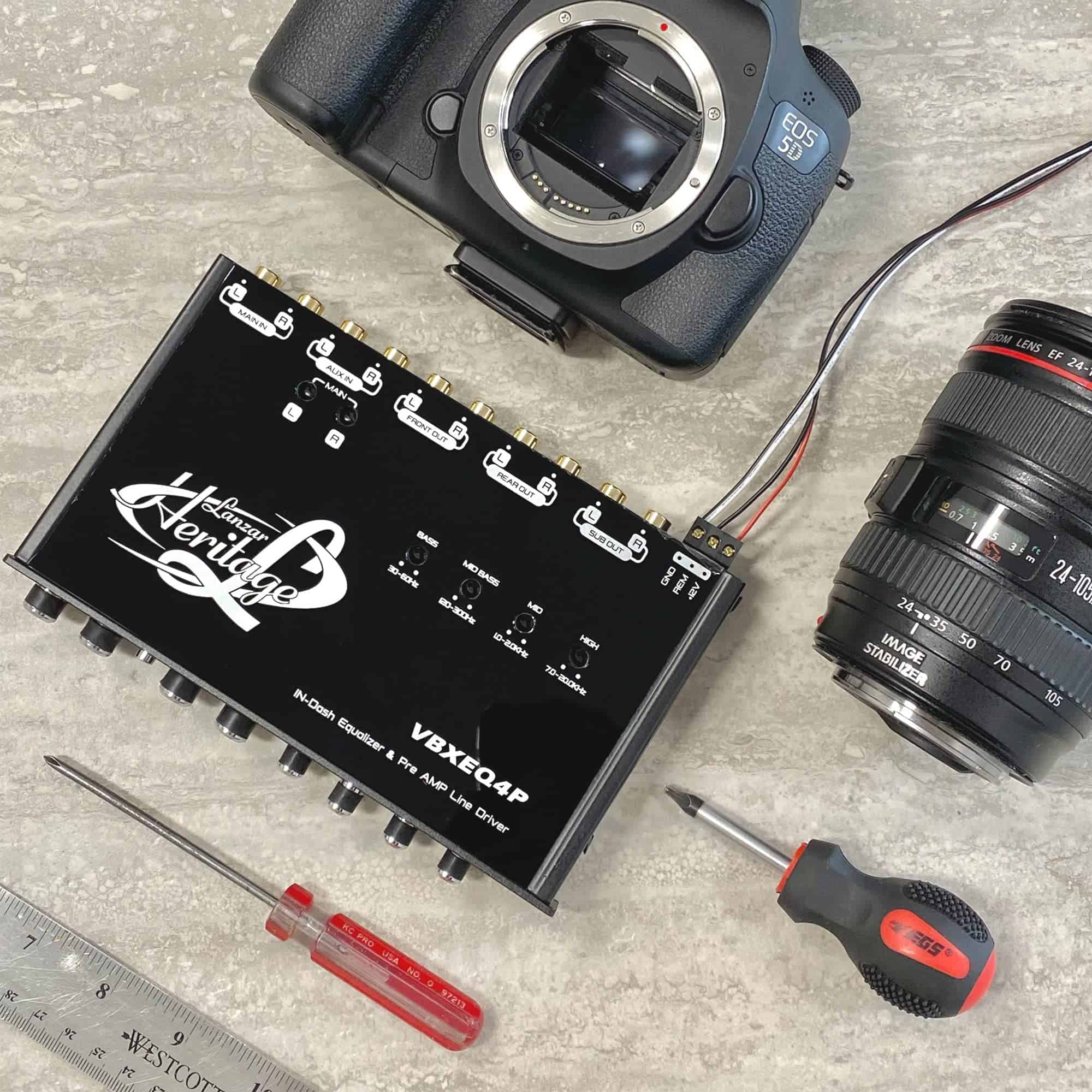 Ecualizador Paramétrico Ajustable de 4 Bandas Lanzar - - Imagen 8