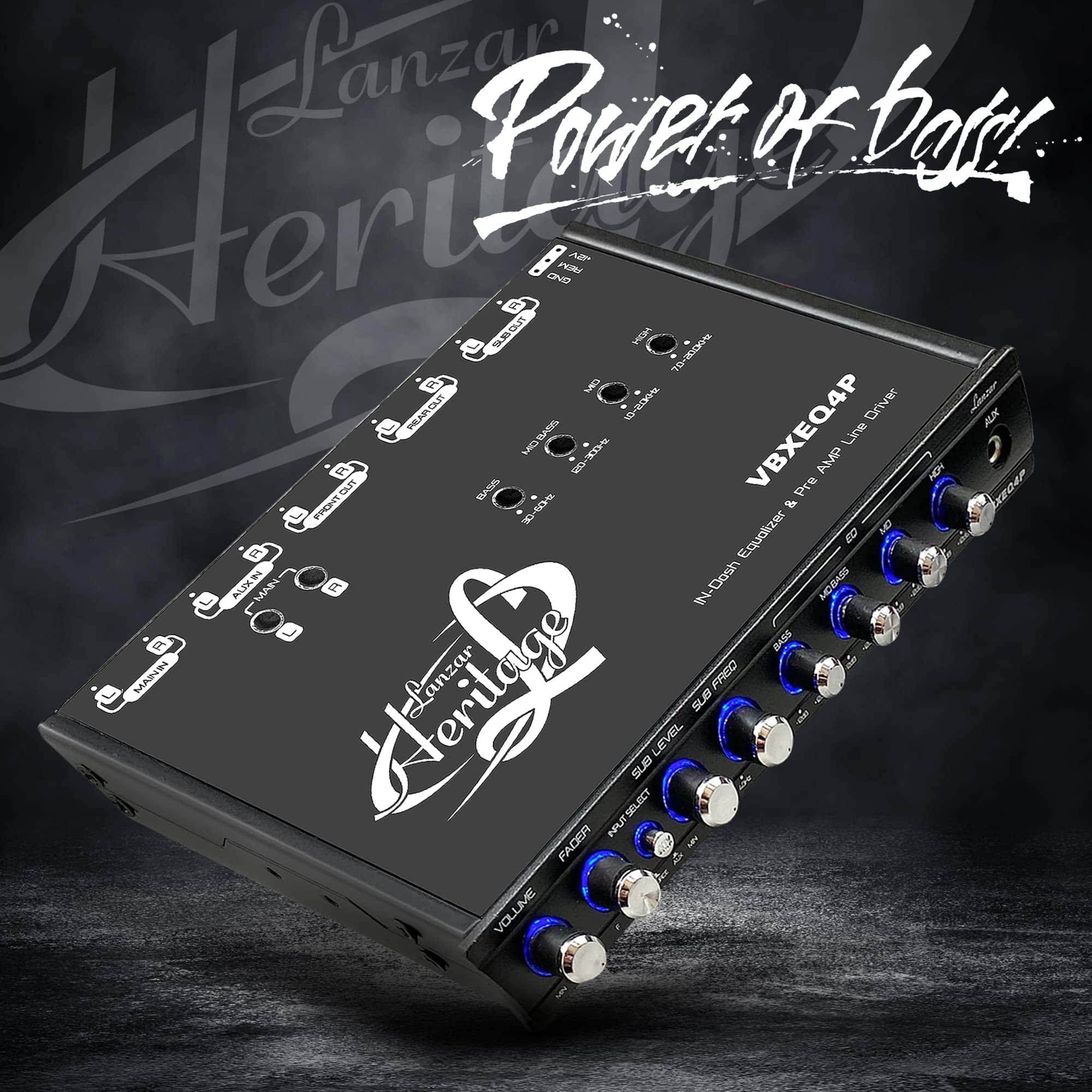 Ecualizador Paramétrico Ajustable de 4 Bandas Lanzar - - Imagen 6