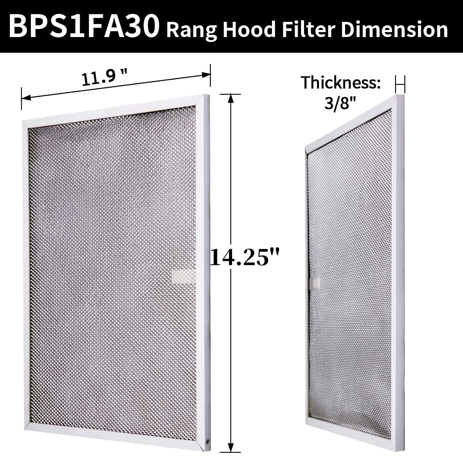 Filtro de campana extractora BPS1FA30 11-3/4"X 14-1/4"X - Imagen 3