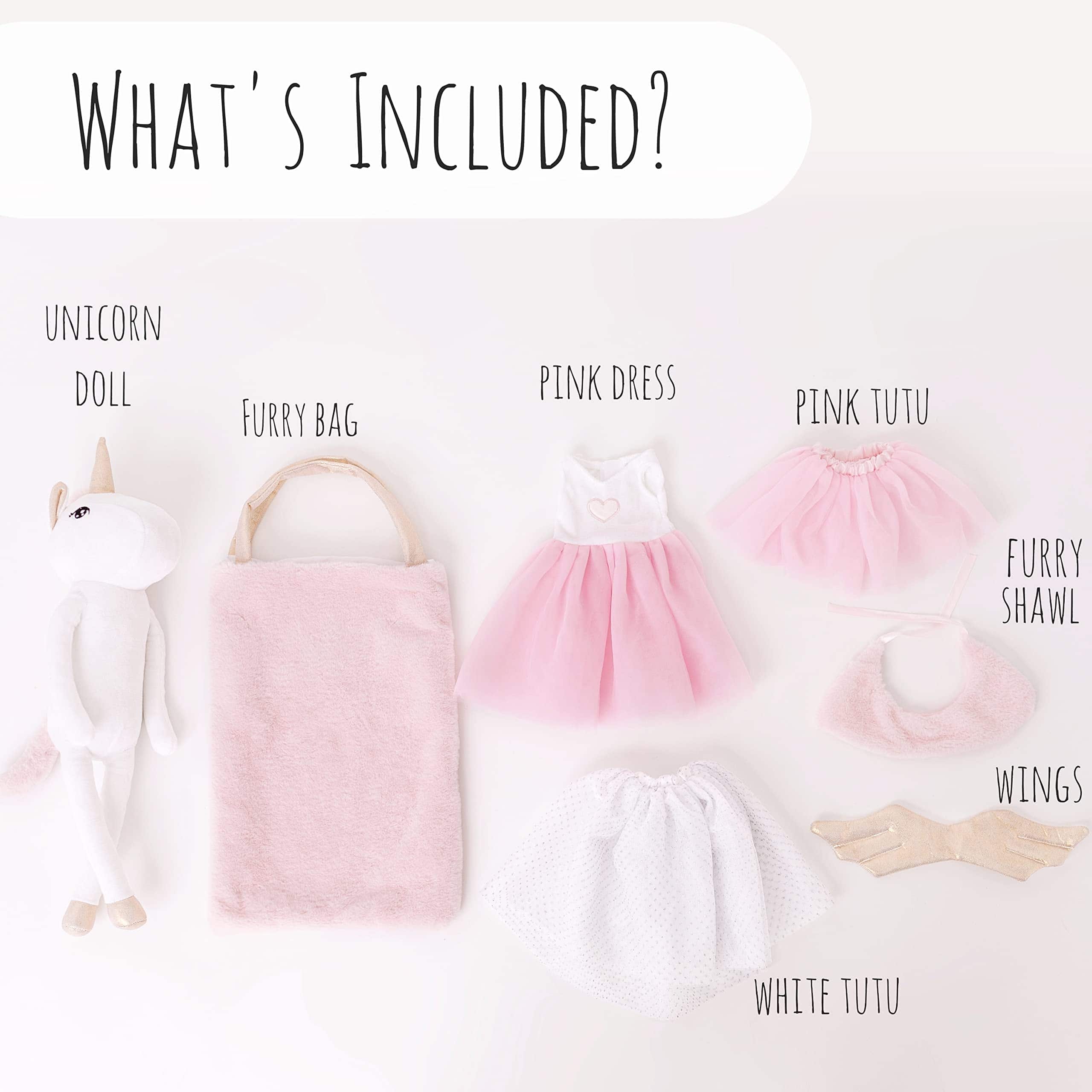 Muñeca Unicornio Bailarina Perfectto Design para Niñas - - Imagen 3