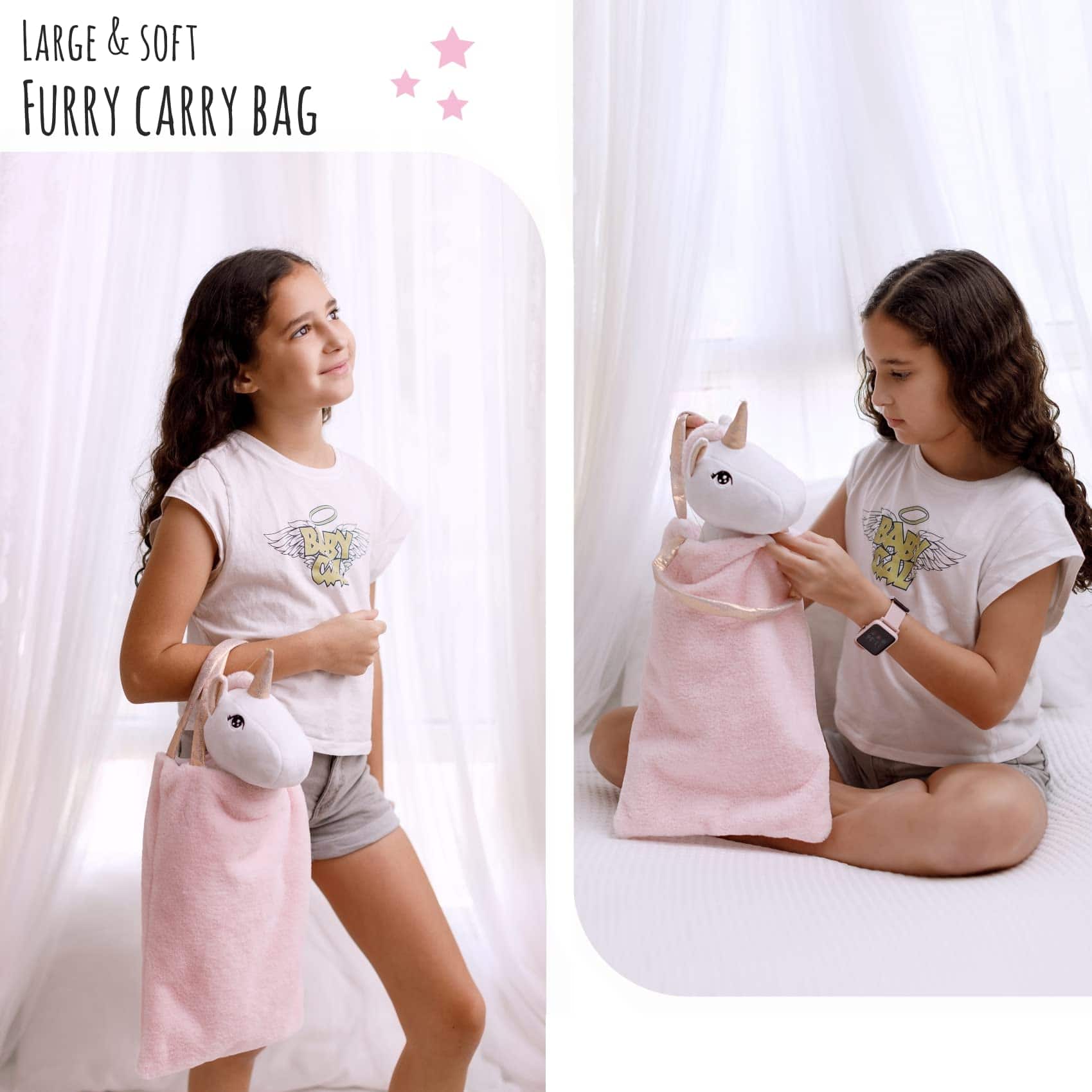 Muñeca Unicornio Bailarina Perfectto Design para Niñas - - Imagen 5