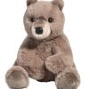 Peluche de Oso Douglas Truman Gris DLUX de 14 pulgadas