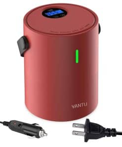 YANTU Compresor de Aire Portátil AC/DC para Casa 110V y