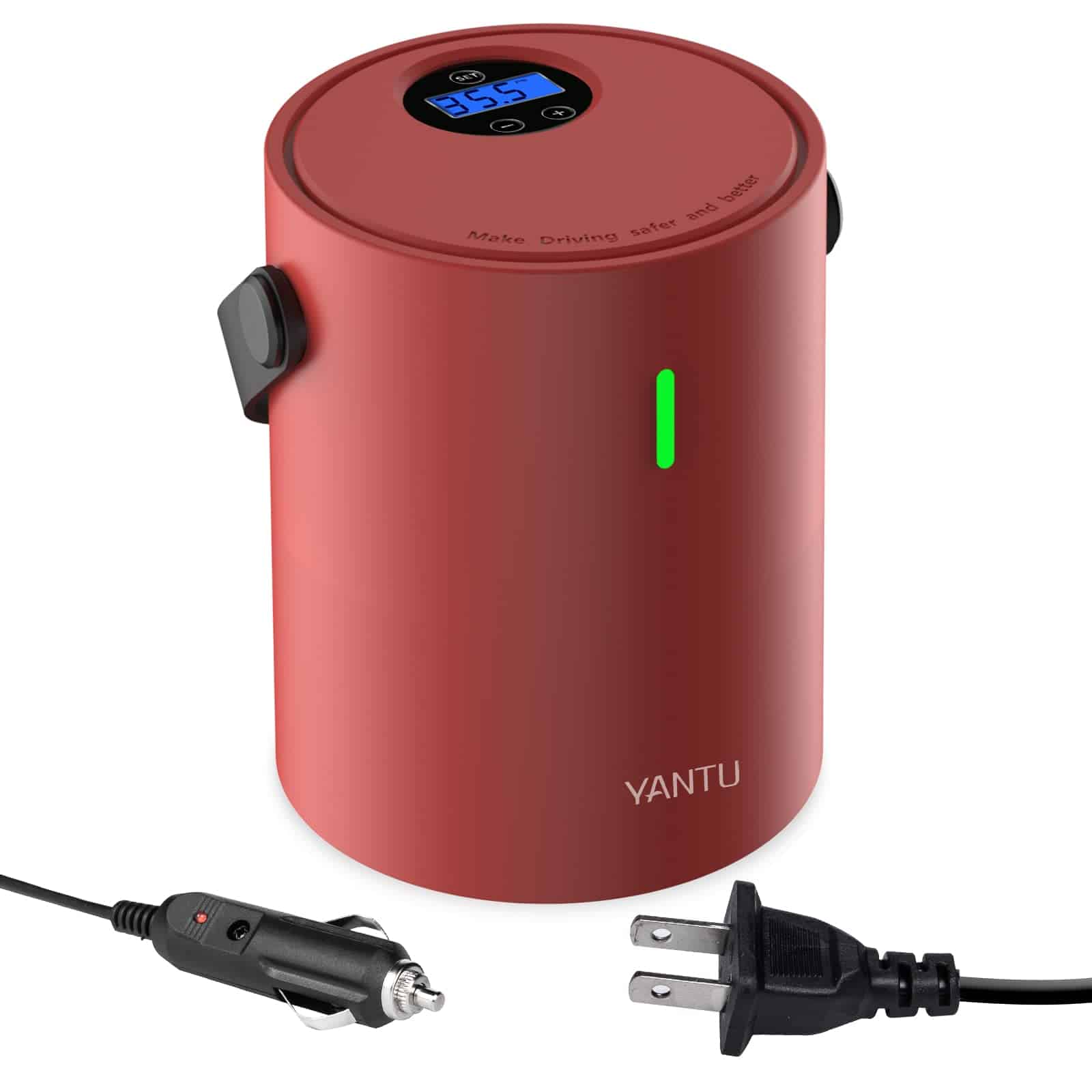 YANTU Compresor de Aire Portátil AC/DC para Casa 110V y