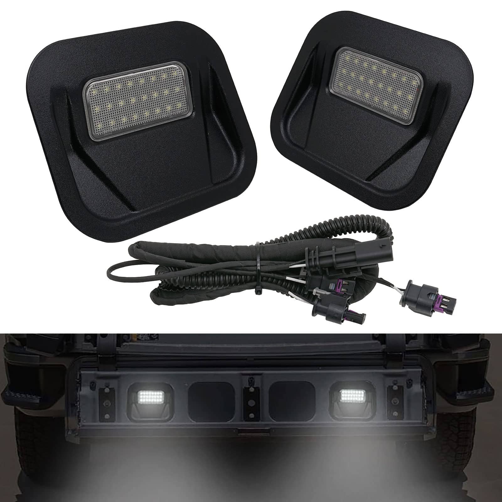 DUNTUO Luz de Paso para Portón Trasero Kit de Lámpara