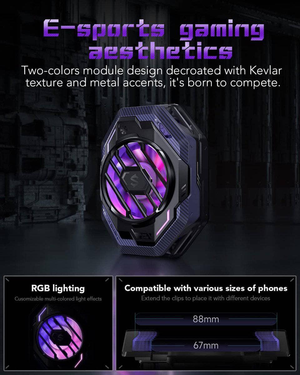 Ventilador Enfriador de Teléfono Celular Black Shark Fun - Imagen 6