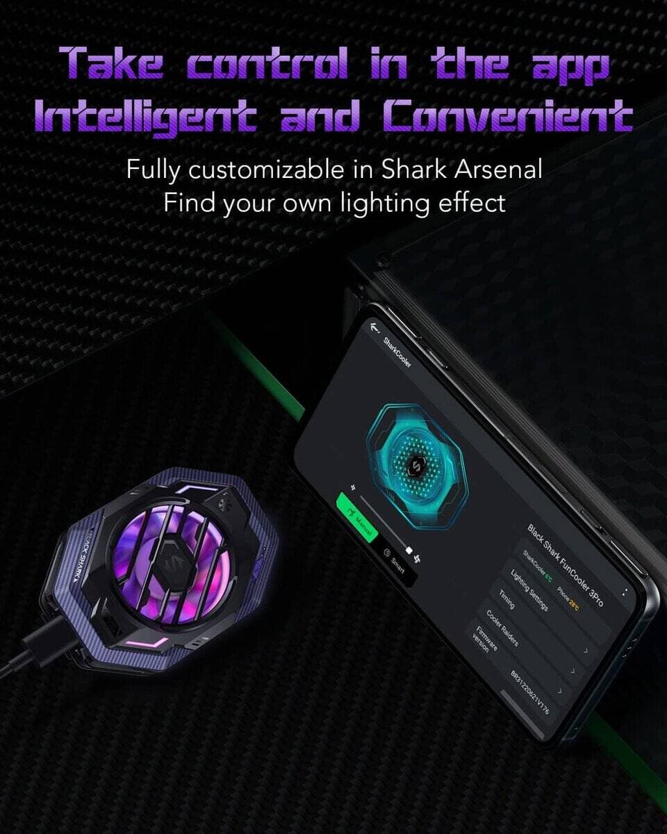 Ventilador Enfriador de Teléfono Celular Black Shark Fun - Imagen 8