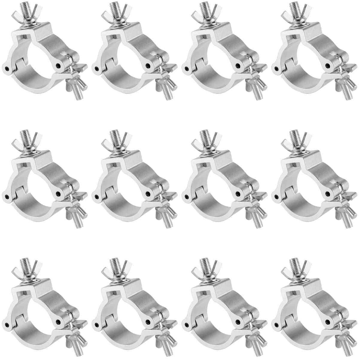 PINGEUI 12 Pack Abrazadera de Luz de Escenario, Abrazadera