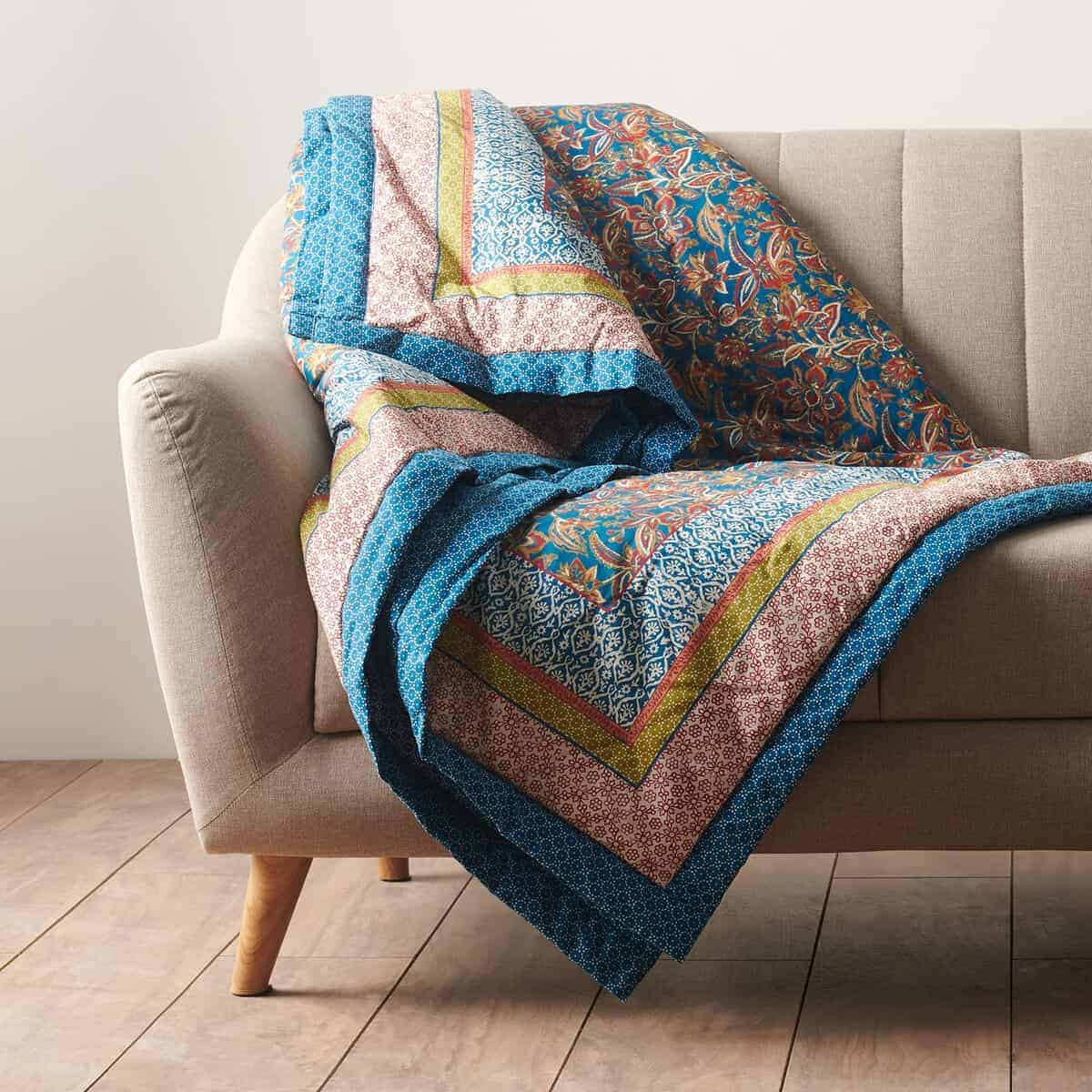 Maison d' Hermine Kerala Manta de Algodón Ligera y