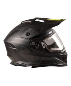 Casco Tobe Ventus (Negro Mate/Amarillo Flúor - Pequeño)