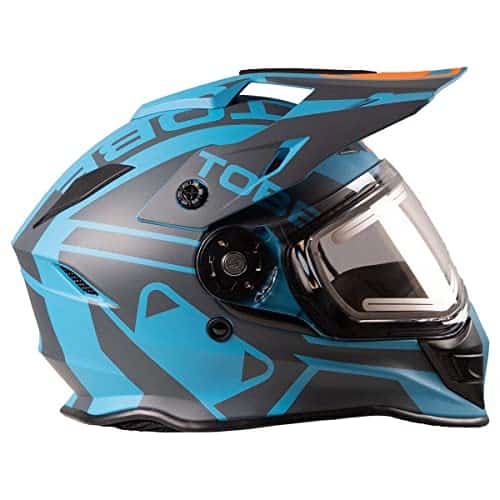 Casco Tobe Ventus (Azul/Naranja Mate - Grande)