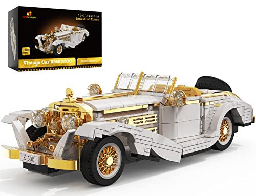 Set de Bloques de Construcción de Autos Vintage