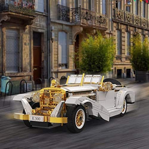 Set de Bloques de Construcción de Autos Vintage - Imagen 4