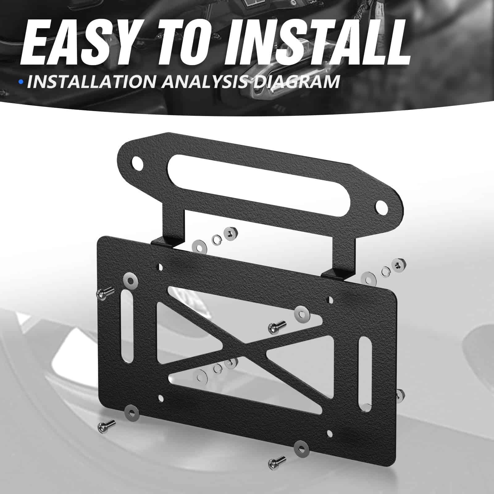 YZONA Marco de Placa de Matrícula para 10" Hawse Fairlead, - Imagen 7