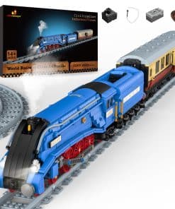 Set de tren de vapor JMBricklayer para adultos, modelo de
