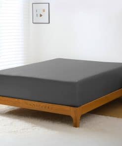 Sábana Ajustable GOKOTTA - Bolsillo de 15 -Gris Oscuro