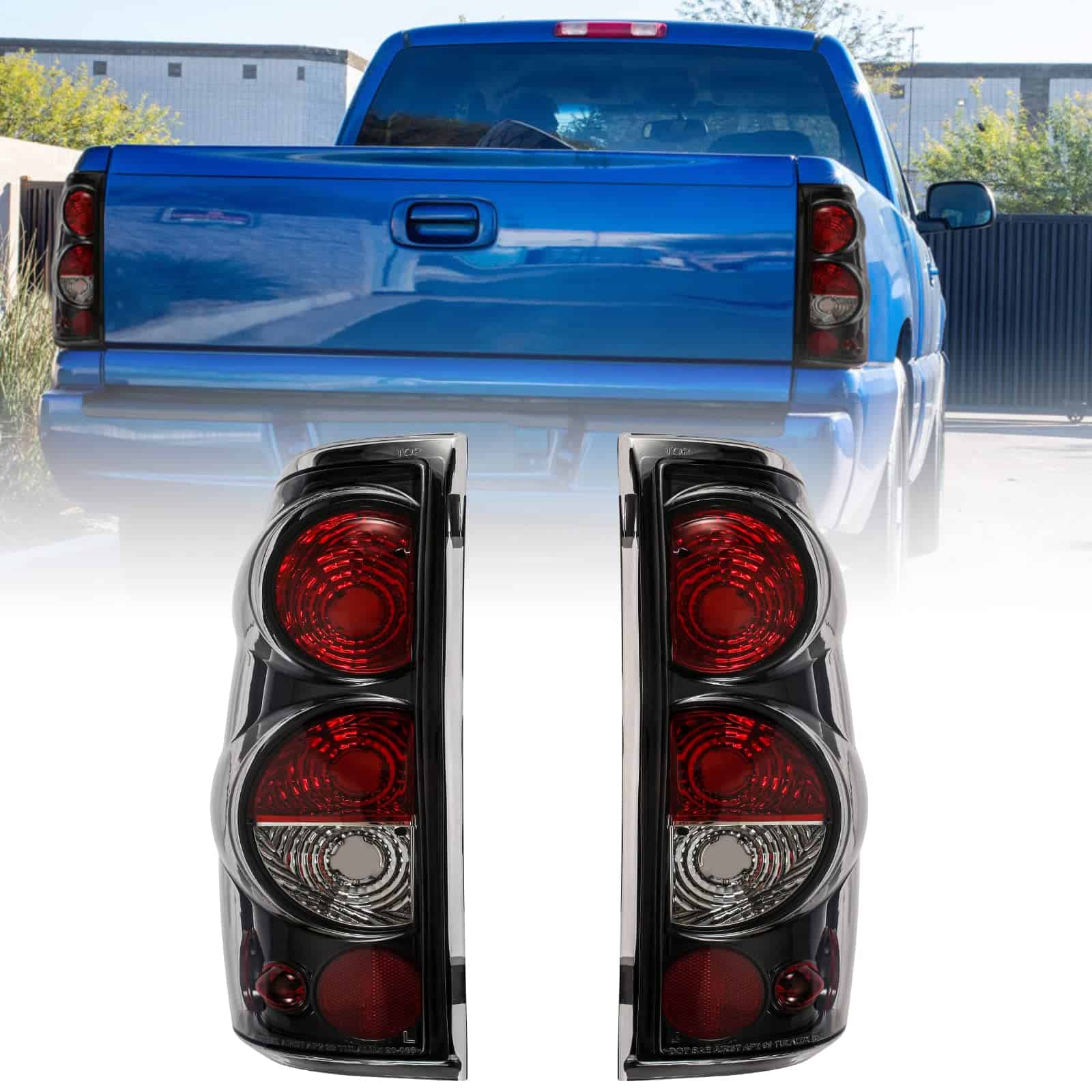 Conjunto de luces traseras GORWARE compatible con Chevy