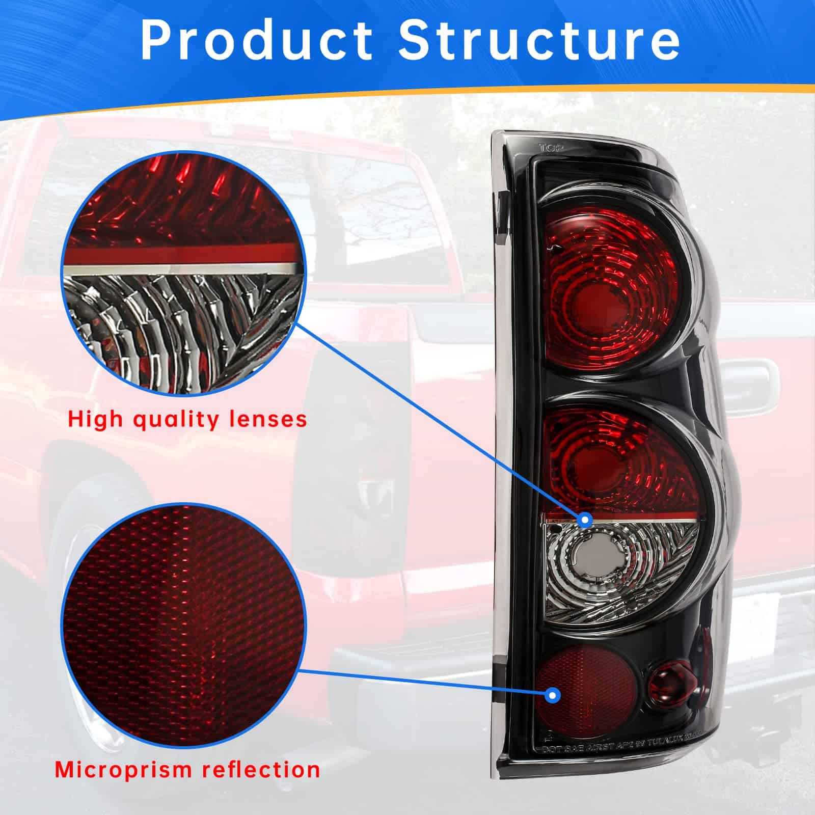 Conjunto de luces traseras GORWARE compatible con Chevy - Imagen 8