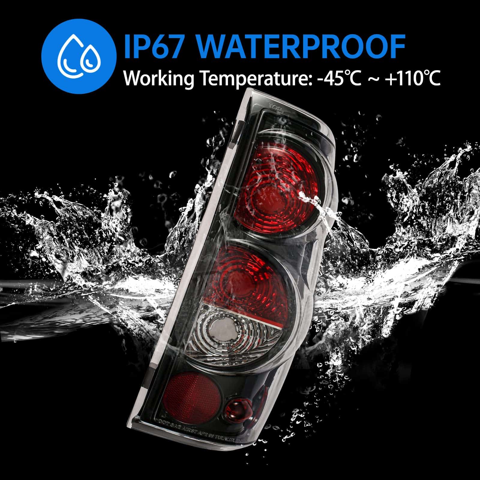 Conjunto de luces traseras GORWARE compatible con Chevy - Imagen 9