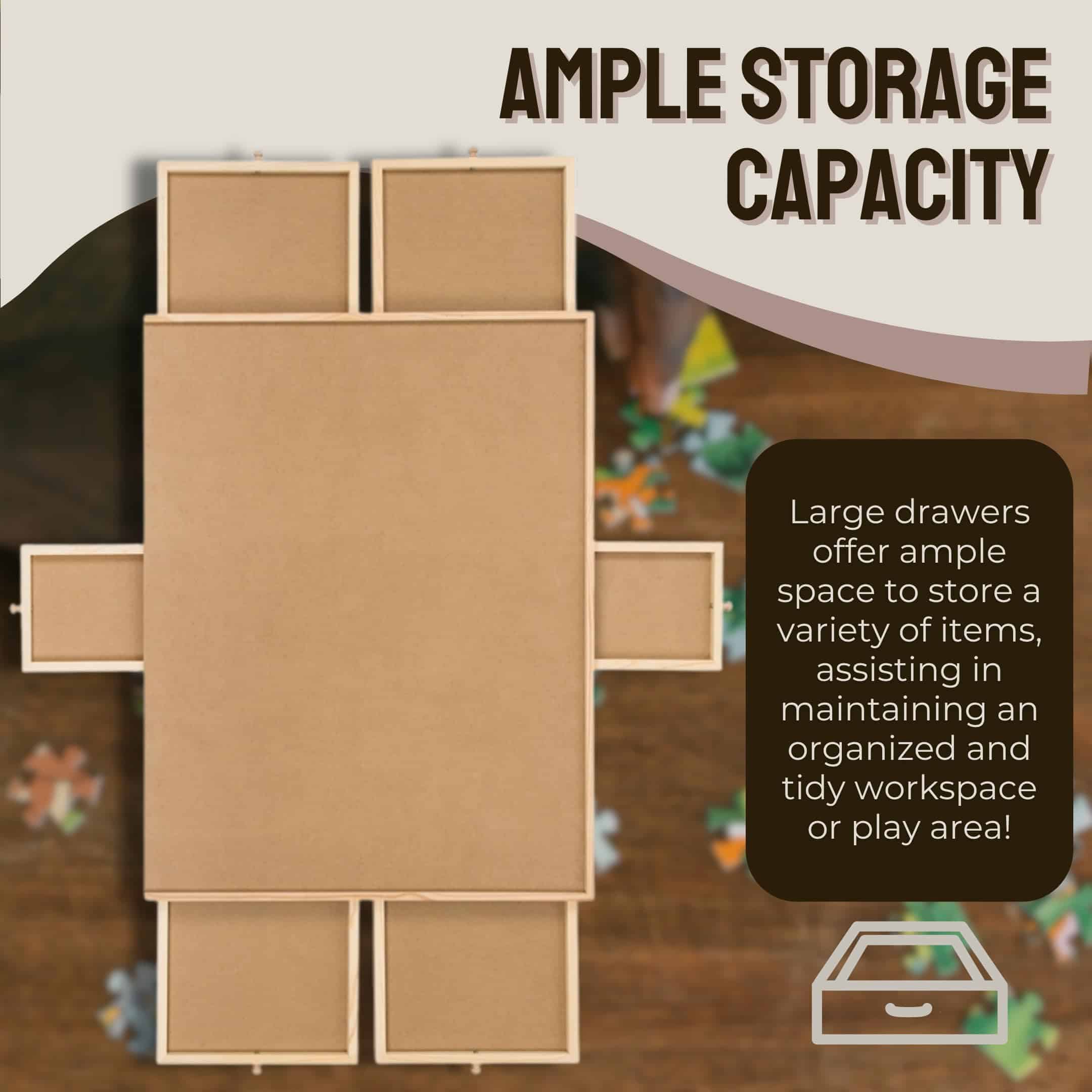 Tablero de Rompecabezas de Madera Deluxe Tradeopia con 6 - Imagen 5