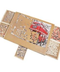 Tablero de Rompecabezas de Madera Deluxe Tradeopia con 6