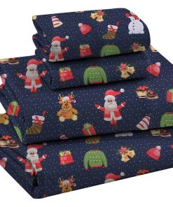 Juego de sábanas RUVANTI King Size - 100% Algodón Cepillado