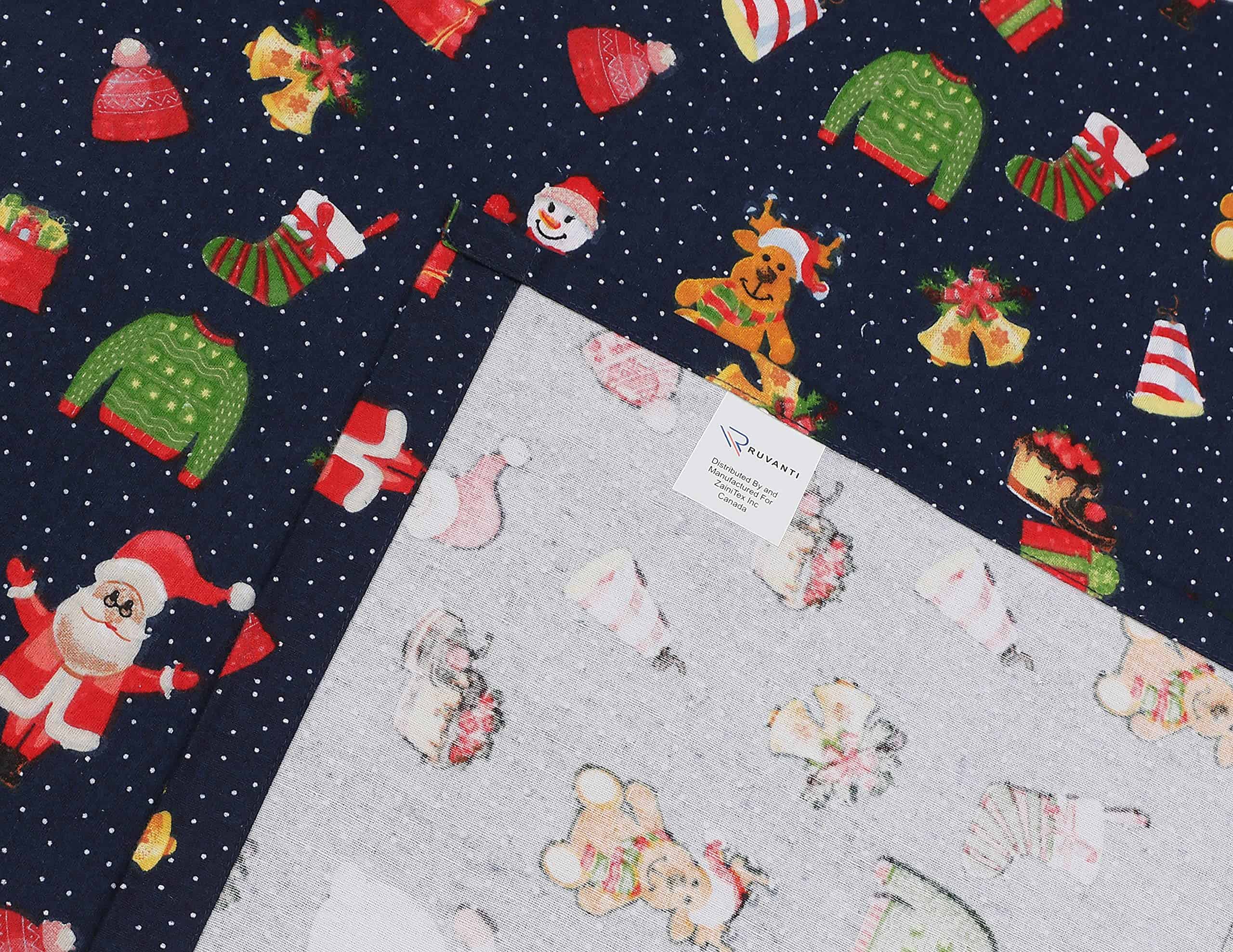 Juego de sábanas de franela California King Size RUVANTI - - Imagen 9