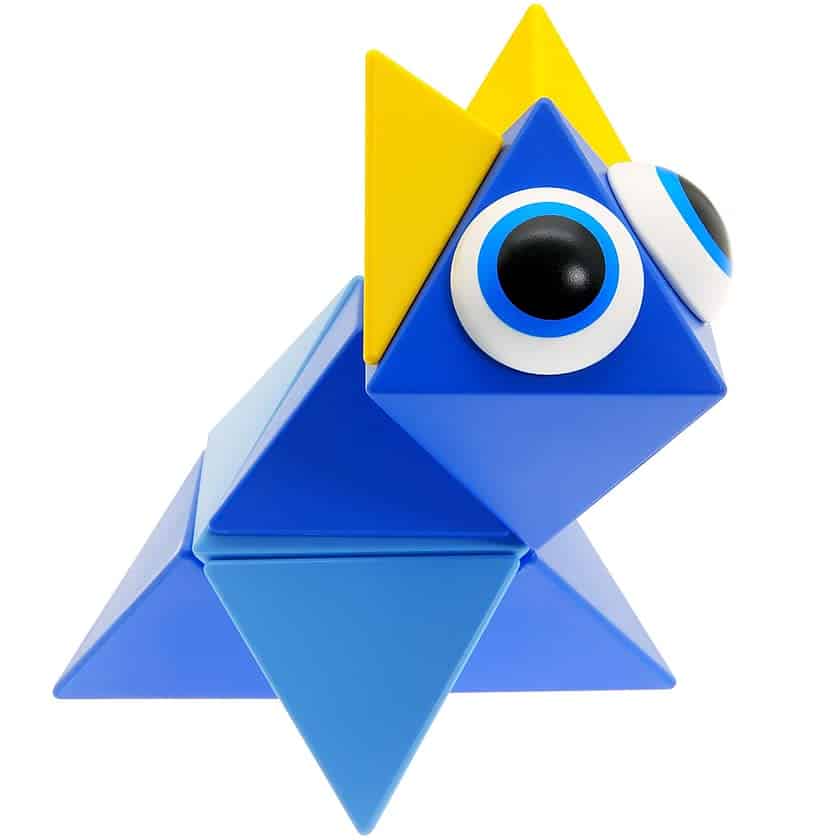 Set de 12 piezas de formas magnéticas Trido Sky Art 3D, Más - Imagen 4