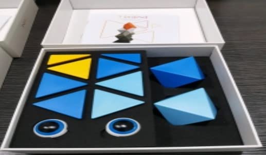 Set de 12 piezas de formas magnéticas Trido Sky Art 3D, Más - Imagen 6