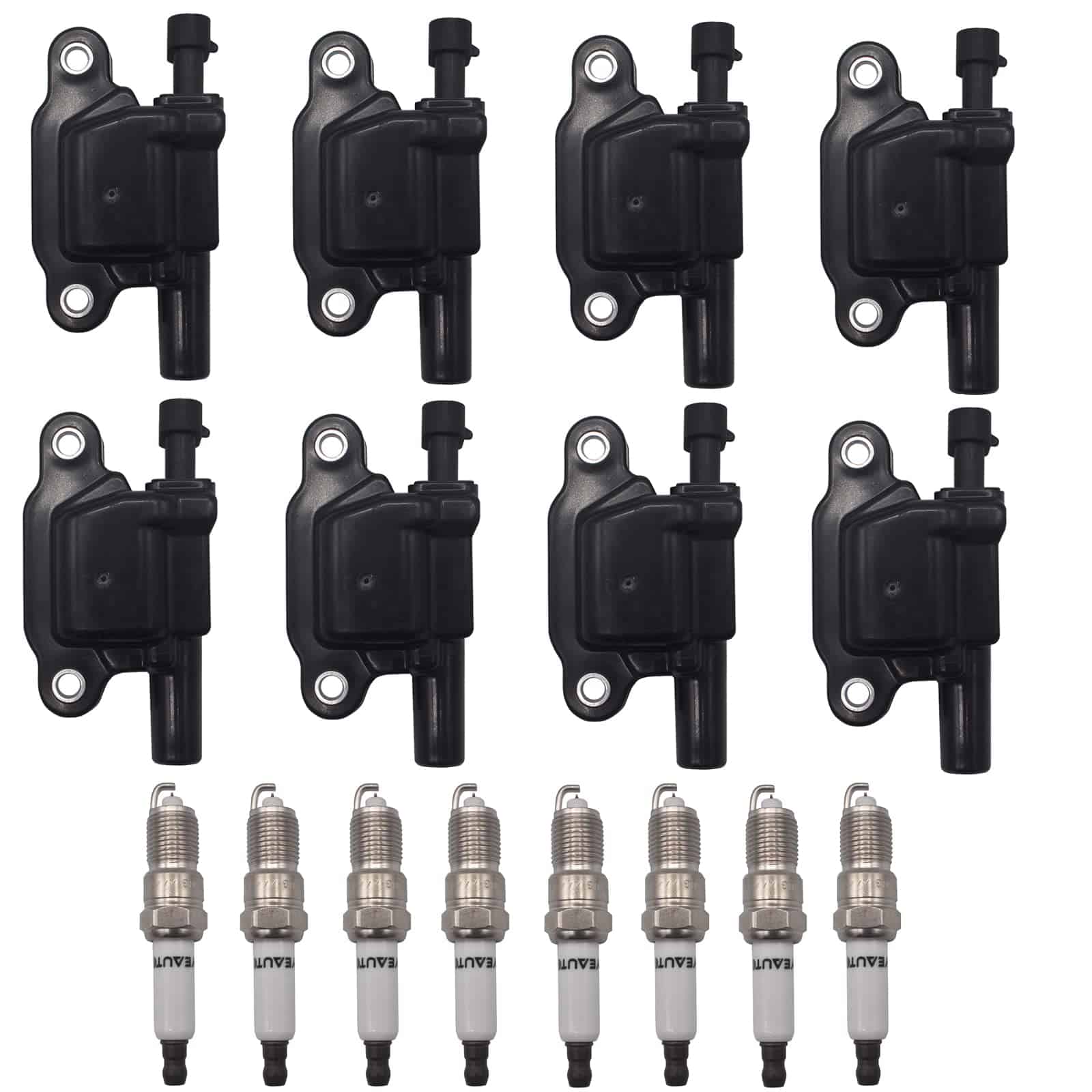 Paquete de 8 Bobinas de Encendido y Bujías de Iridio