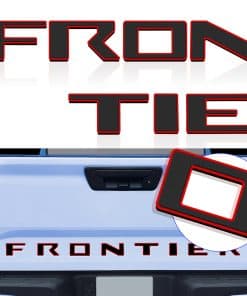 Inserciones de calcomanías de letras para compuerta