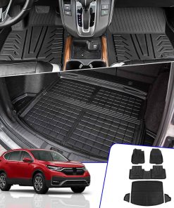 Tapetes de piso Rongtaod Compatible con Honda CRV 2017-2022