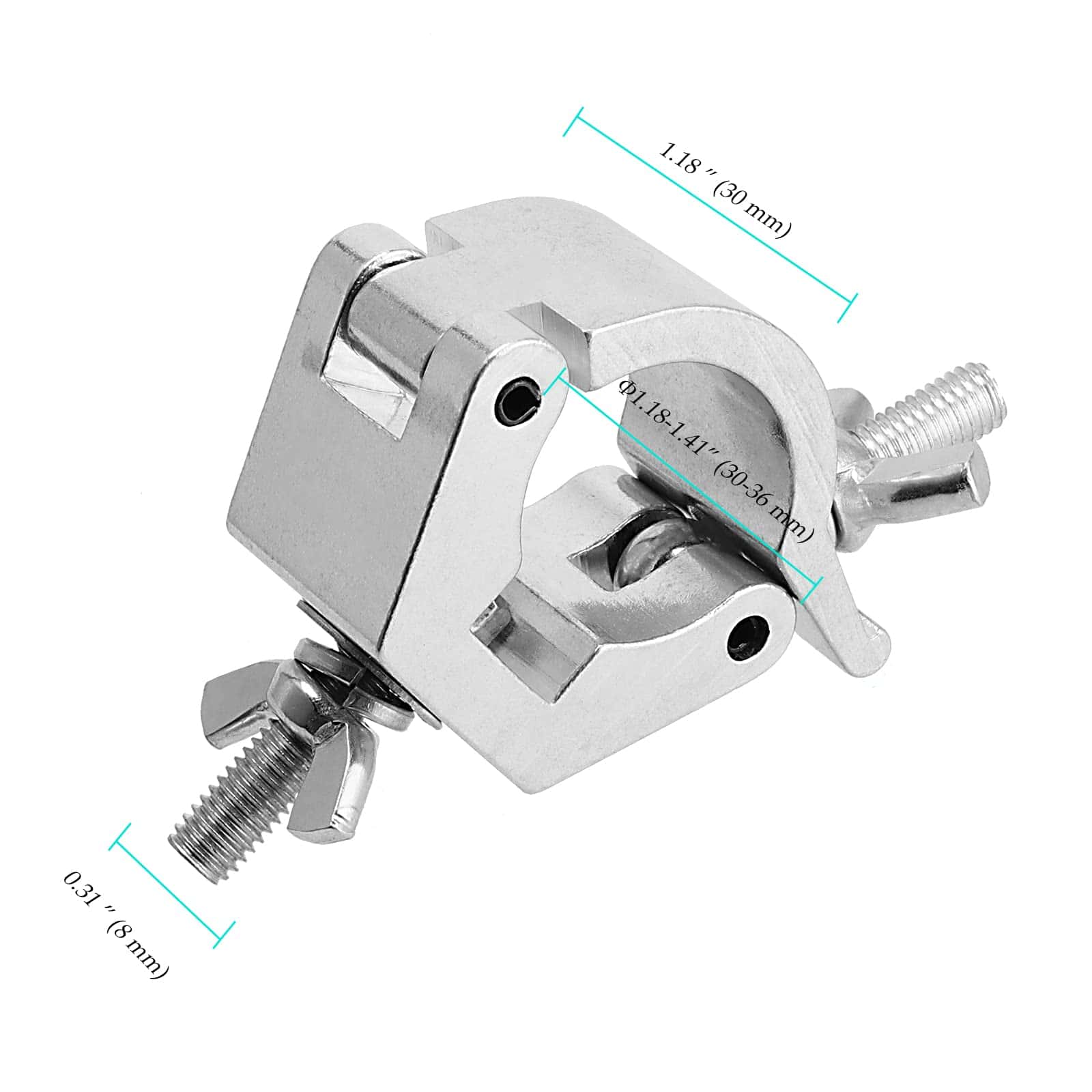10 PCS Abrazaderas de Iluminación para Escenarios NINGWAAN, - Imagen 3