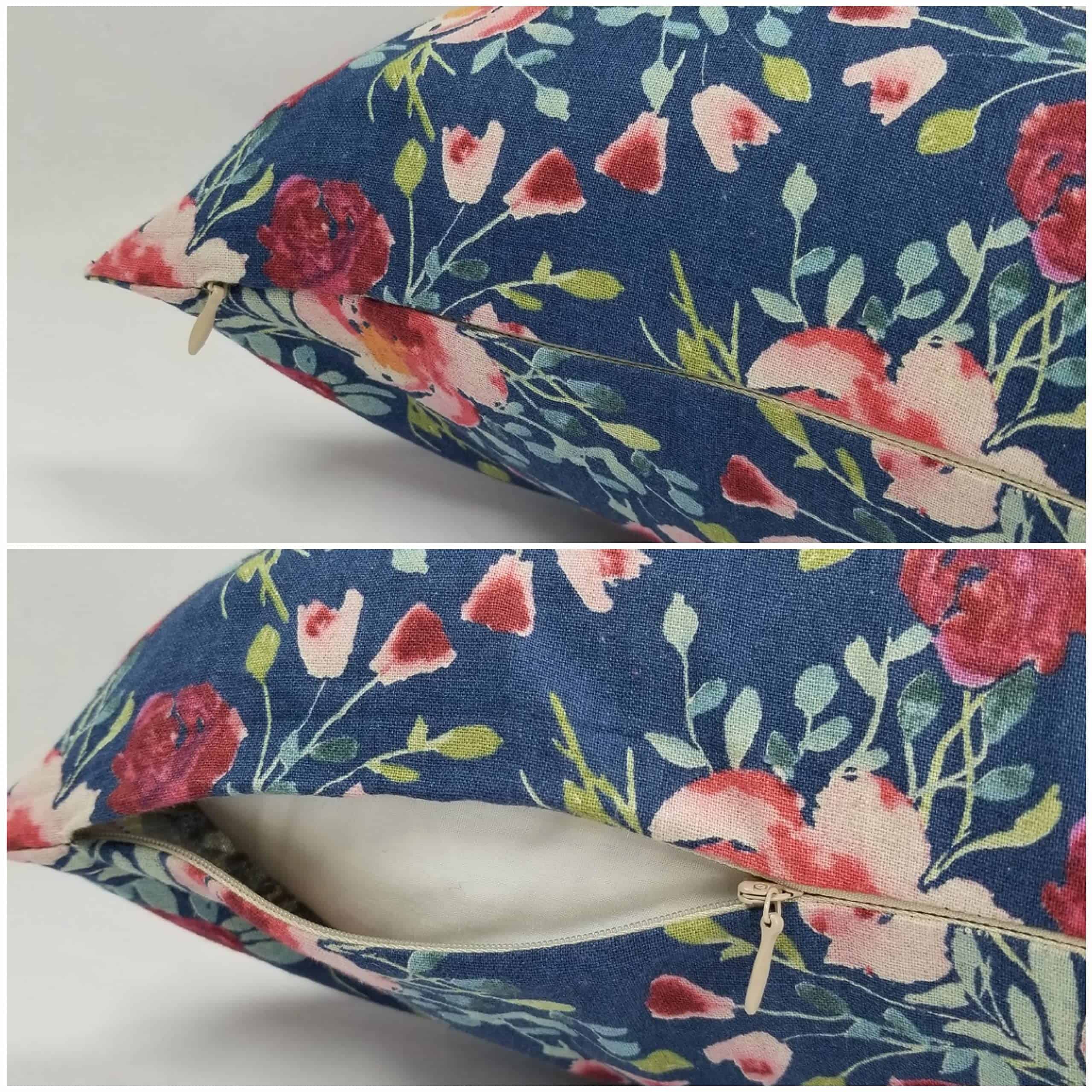 Fundas de Cojín Cuadradas Decorativas de Flor de Rosa Roja - Imagen 5