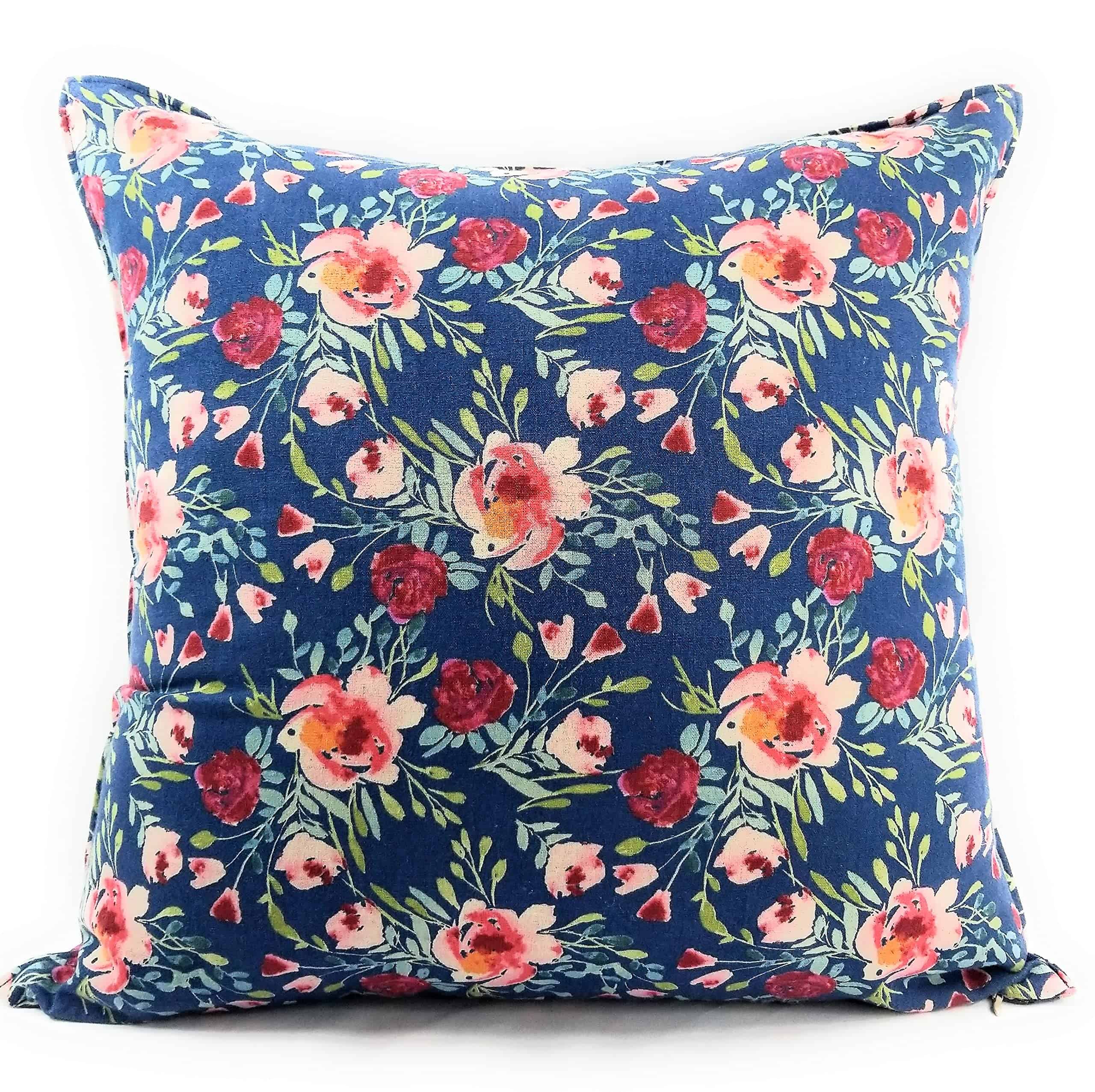 Fundas de Cojín Cuadradas Decorativas de Flor de Rosa Roja - Imagen 4