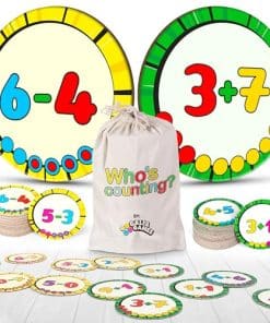 Juego de Aprendizaje Activo ¿Quién Cuenta?: 81 Tarjetas de