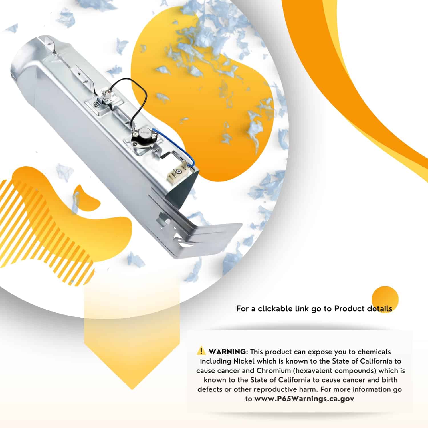 Conjunto de elemento calefactor para secadora de reemplazo - Imagen 7