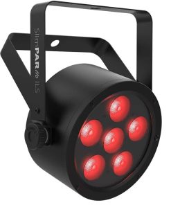 Luz de escenario CHAUVET DJ (CHDDJ), color negro (SlimPAR