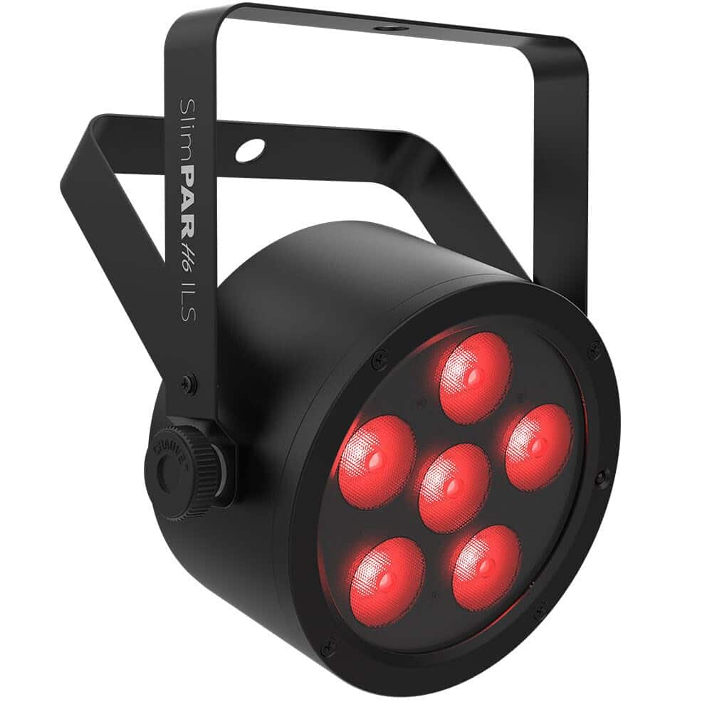 Luz de escenario CHAUVET DJ (CHDDJ), color negro (SlimPAR