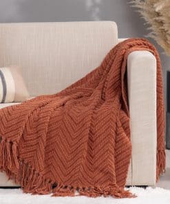 Manta de Chenilla Tejida RECYCO, Mantas de Tejido