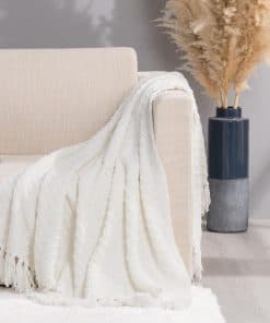 Manta de Chenilla de Punto RECYCO, Mantas Tejidas