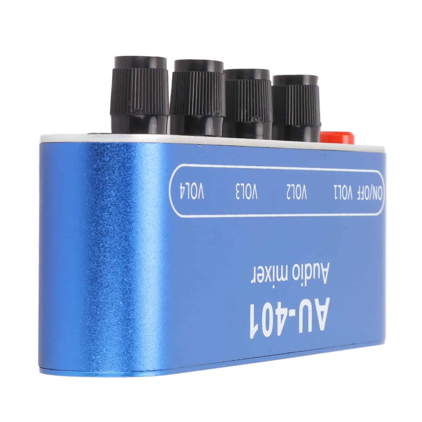 Mezclador de Audio Mini, Mezclador de Línea de 4 Canales - Imagen 7