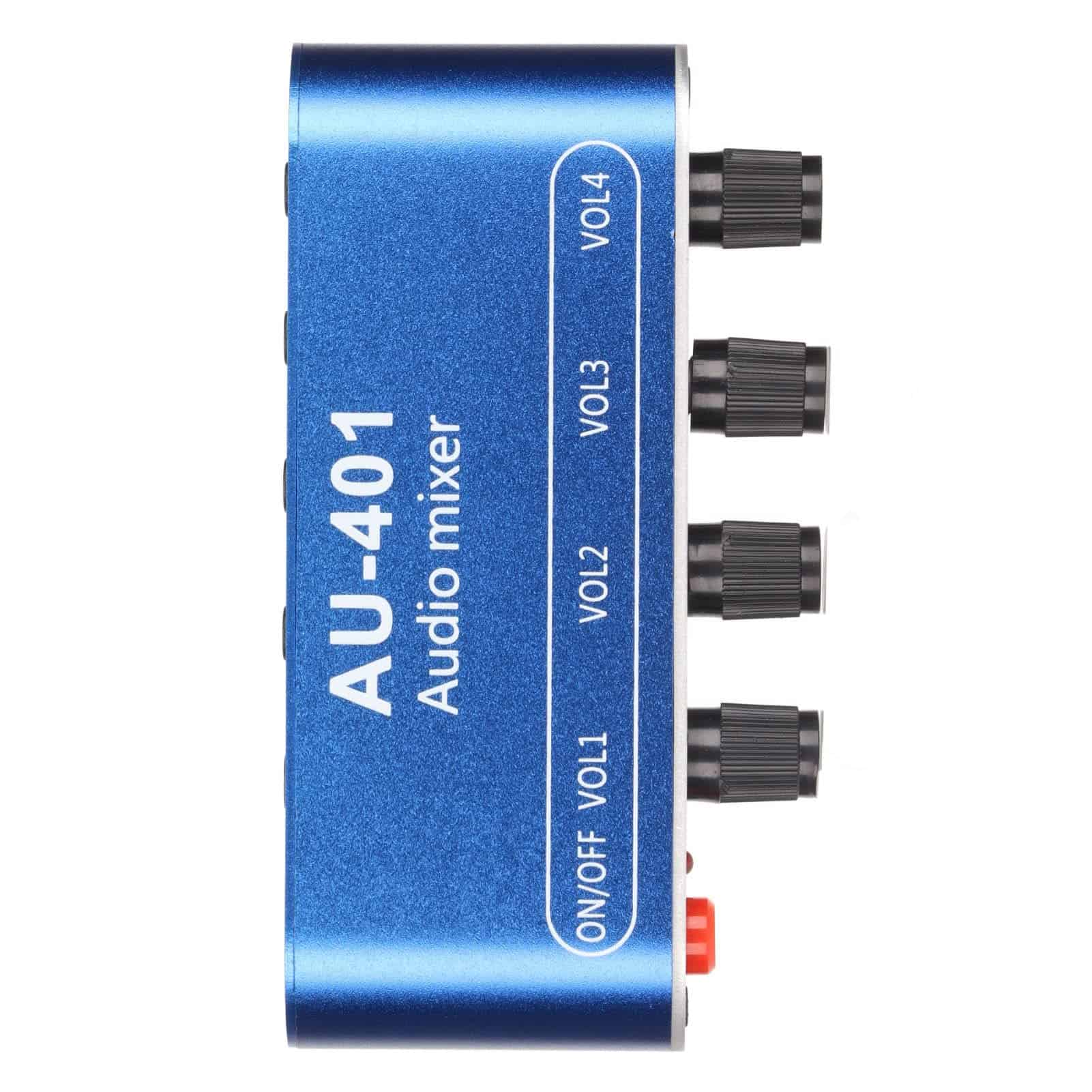 Mezclador de Audio Mini, Mezclador de Línea de 4 Canales - Imagen 6