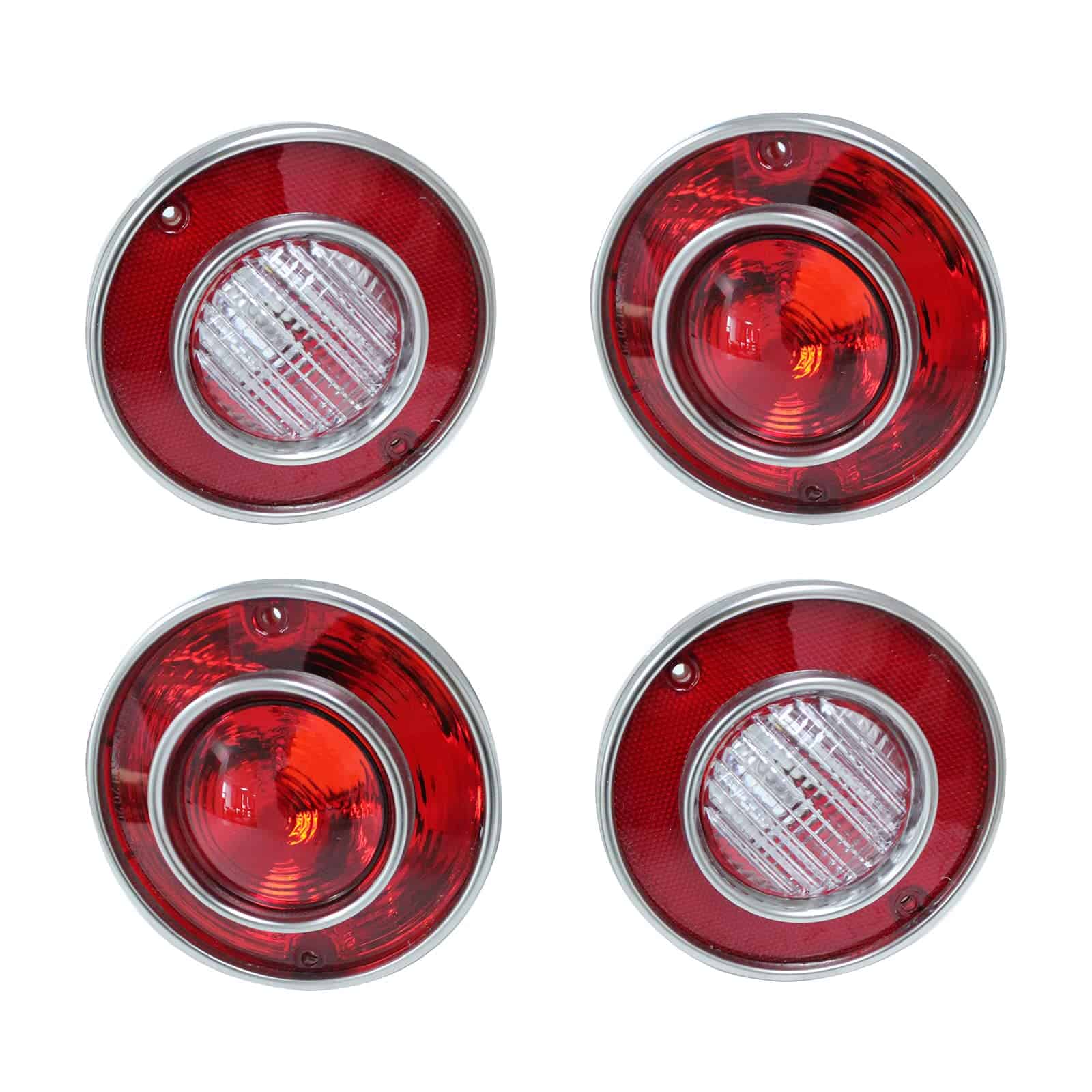 Conjunto de 4 luces traseras rojas y luces de respaldo - Imagen 3