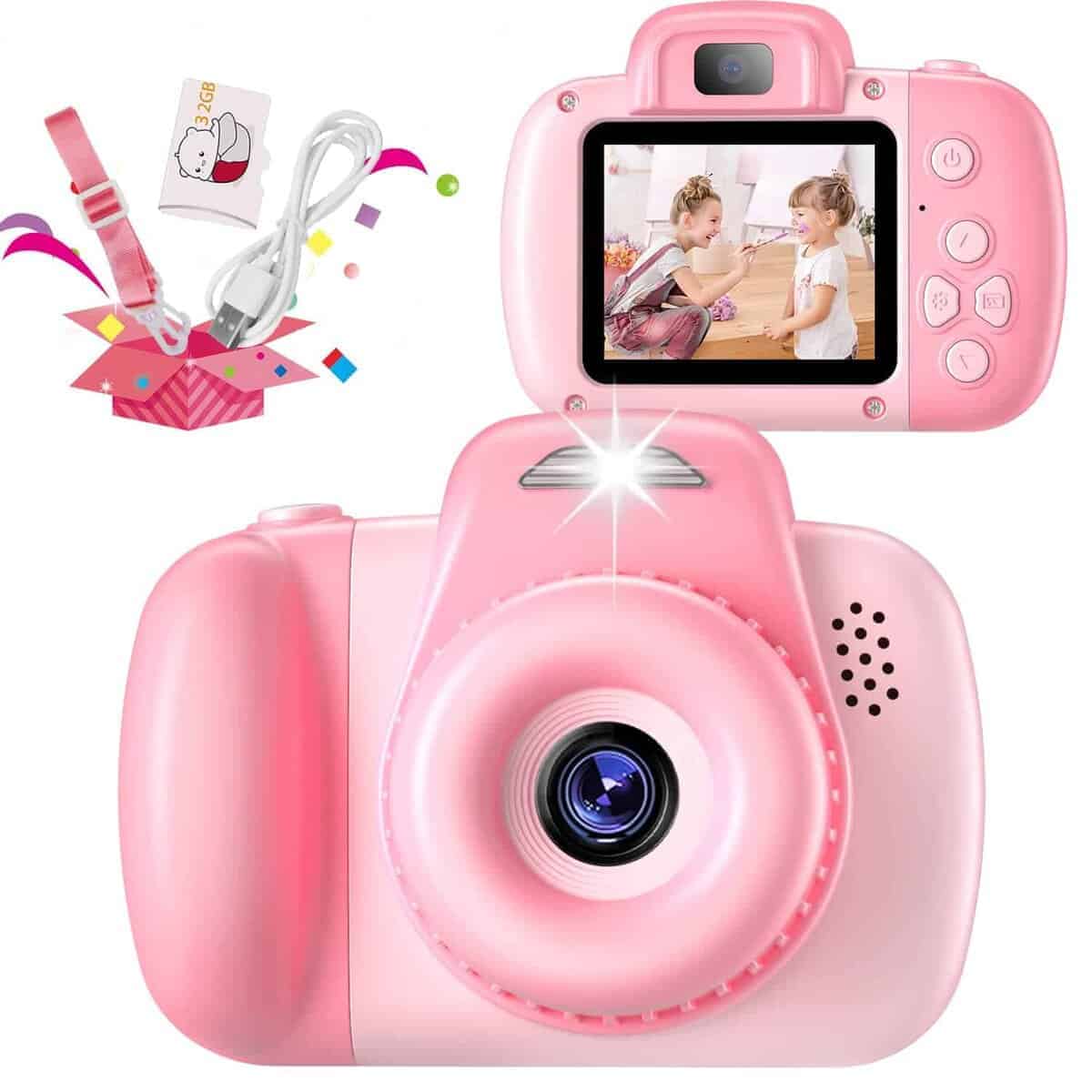 Cámara para niños, HAONIU Cámara Digital de 48MP para