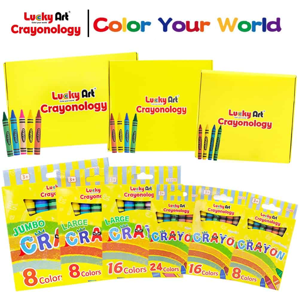 Lucky Art 400 Sets de 4 Paquetes (1600 unidades) Crayones - Imagen 7