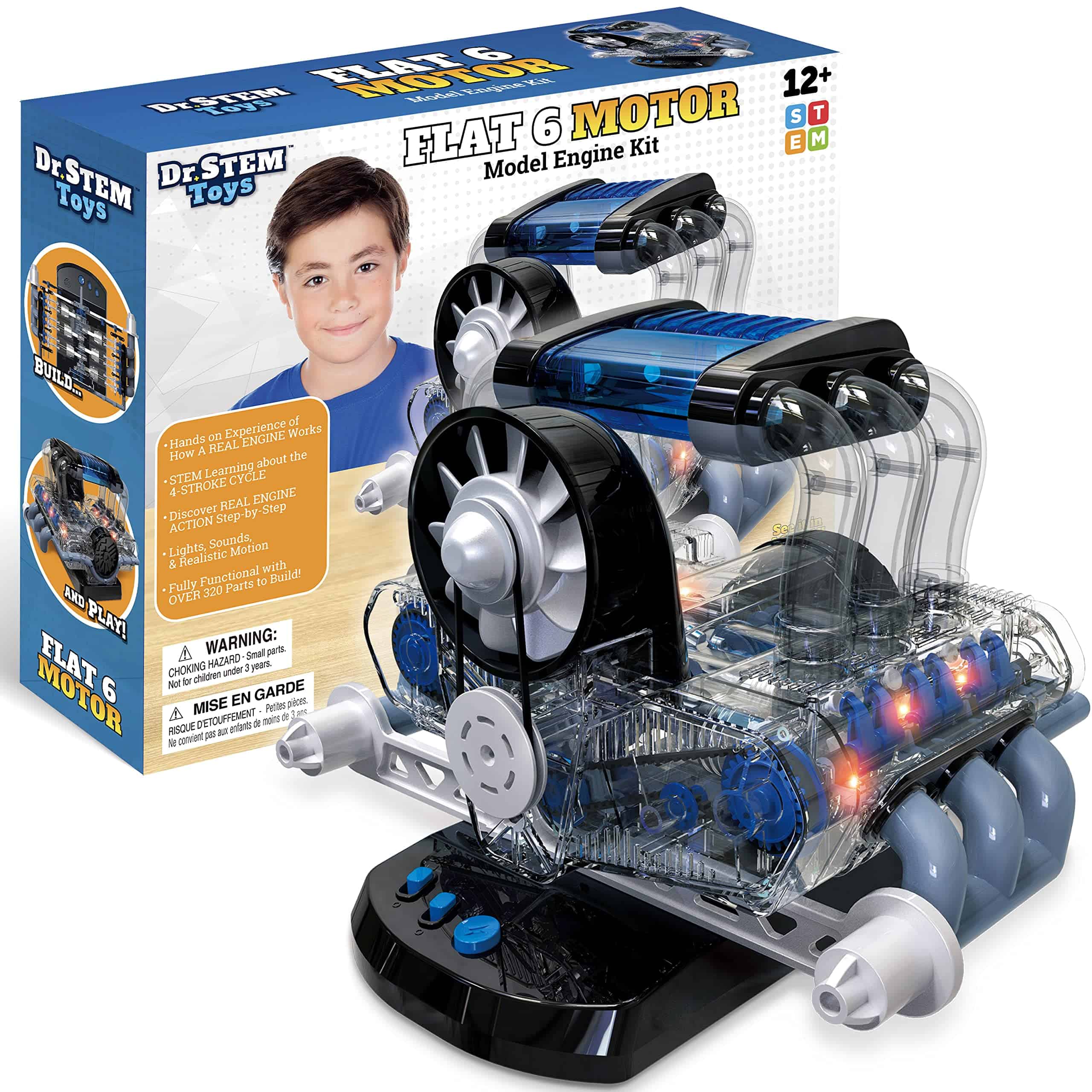 Kit de Motor Modelo Dr. STEM Toys para Niños y Niñas de 12+
