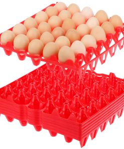 Paquete de 6 bandejas de huevo de plástico, contenedores de