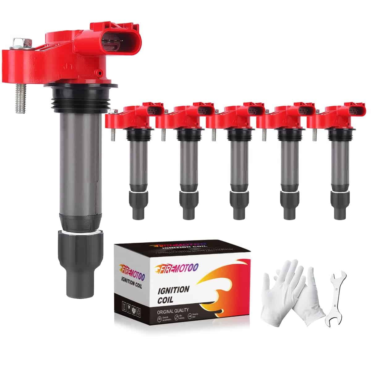 Pack de 6 Bobinas de Encendido Compatible con Buick Enclave