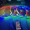 Kit de luz de anillo de rueda LED RGB de triple fila de